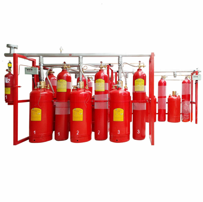 HFC227ea FM200 অগ্নি নির্বাপক সিস্টেম 40L - 180L হেপটাফ্লুরোপ্রোপেন অগ্নি নির্বাপক