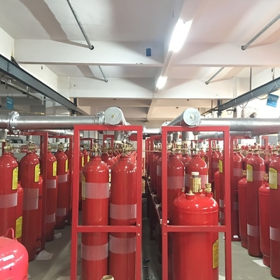 HFC227ea FM200 অগ্নি নির্বাপক সিস্টেম 40L - 180L হেপটাফ্লুরোপ্রোপেন অগ্নি নির্বাপক