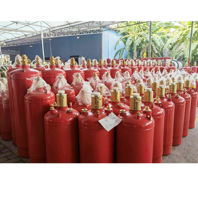 লাল গন্ধহীন Hfc227ea FM200 গ্যাস দমন সিস্টেম উচ্চ নিরাপত্তা পরিবেশ বান্ধব