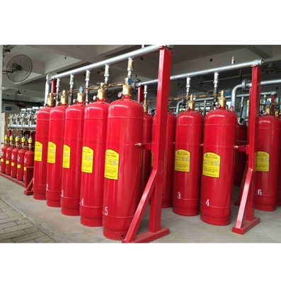 নমনীয় FM200 পাইপ নেটওয়ার্ক সিস্টেম পরিষ্কার এজেন্ট অগ্নি নির্বাপক সিস্টেম গুদাম জন্য