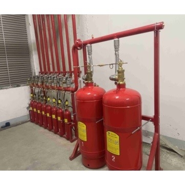 গন্ধহীন FM200 পাইপ নেটওয়ার্ক সিস্টেম ক্লিন এজেন্ট HFC227ea অগ্নি নির্বাপক সিস্টেম