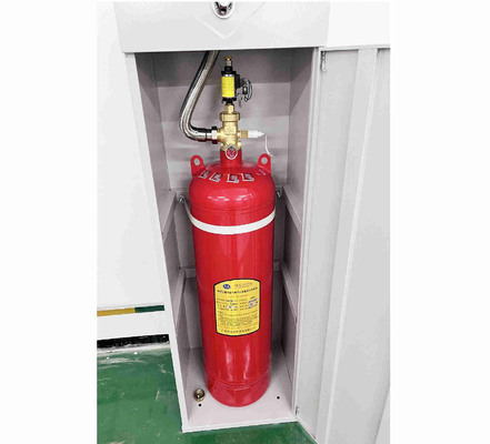 হেপটাফ্লুরোপ্রোপেন Fm200 অগ্নি নির্বাপক সিস্টেম একক জোন নিয়ন্ত্রণ 90L সিলিন্ডার সঙ্গে