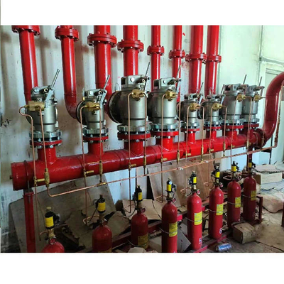 পাইপ নেটওয়ার্ক FM200 অগ্নি নির্বাপক সিস্টেম 120L স্বয়ংক্রিয় অগ্নি নির্বাপক সিস্টেম