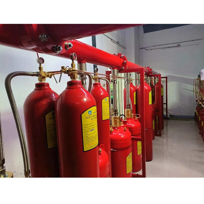 70L - 180L FM200 অগ্নি নির্বাপক সিস্টেম পরিষ্কার গ্যাস গ্যাসযুক্ত অগ্নি নির্বাপক সিস্টেম