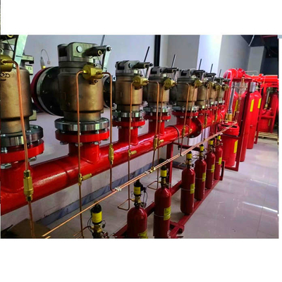 70L - 180L FM200 অগ্নি নির্বাপক সিস্টেম পরিষ্কার গ্যাস গ্যাসযুক্ত অগ্নি নির্বাপক সিস্টেম
