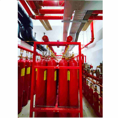 IG 100 ইনার্ট গ্যাস ফায়ার দমন সিস্টেম 70L - 90L ধারণক্ষমতা পাইপ নেটওয়ার্ক টাইপ