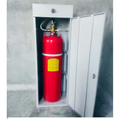 পাইপ নেটওয়ার্ক ছাড়াই স্বয়ংক্রিয় স্টার্ট ক্যাবিনেটের সাথে FM200 অগ্নি নির্বাপক সিস্টেম