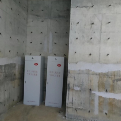FM200 ক্যাবিনেট অগ্নিনির্বাপক সিস্টেম 120L ক্যাপাসিটি বন্ধ বন্যা ডিসি 24V 1.5A