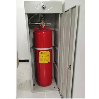 FM200 150L লাল বোতল 2.5Mpa সঙ্গে মন্ত্রিসভা অগ্নিনির্বাপক ডিভাইস