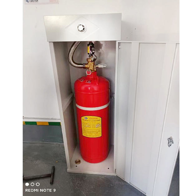 120L FM200 HFC227ea রেড সিলিন্ডার গ্যাস অগ্নি নির্বাপক 2.5 এমপিএ