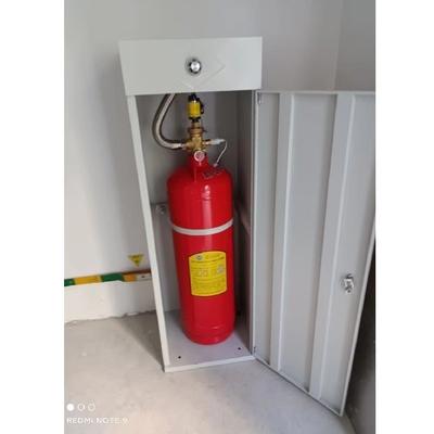 120L FM200 HFC227ea রেড সিলিন্ডার গ্যাস অগ্নি নির্বাপক 2.5 এমপিএ