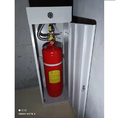 ফায়ার ডিটেকশনের জন্য লাল বোতল সেট অ্যালার্ম সিস্টেমের সাথে FM200 গ্যাস অগ্নি নির্বাপক
