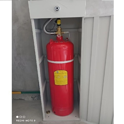 100L একক ক্যাবিনেট FM200 কম্পিউটার রুম ডাটাবেস গ্যাস অগ্নি নির্বাপক