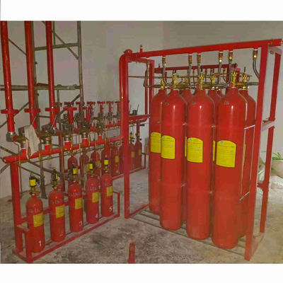 80L 15MPa স্বয়ংক্রিয় অগ্নি বিপদাশঙ্কা সিস্টেম IG541 বন্ধ অগ্নি নির্বাপক সিস্টেম