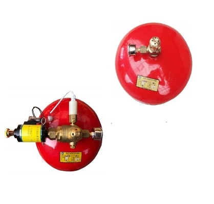 ছোট একক জোনের জন্য 30L লাল সাসপেন্ডেড FM200 গ্যাস অগ্নি নির্বাপক বোতল সিস্টেম