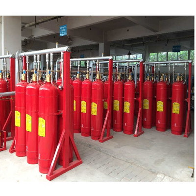 120L গ্যাস অগ্নিনির্বাপক সিস্টেম লাল Fm200 স্বয়ংক্রিয় অগ্নিনির্বাপক