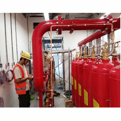 70L 90L 120L 150L ইনডোর FM200 সিলিন্ডার 2.5Mpa গ্যাস দমন সিলিন্ডার