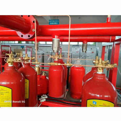 সম্পূর্ণ স্বয়ংক্রিয় FM200 পিস্টন ফ্লো সিস্টেম মেশিন রুমের জন্য অগ্নি নির্বাপক সিস্টেম
