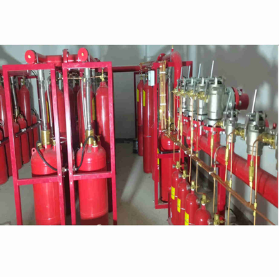 গন্ধহীন FM200 পিস্টন ফ্লো সিস্টেম মাল্টিপল রুমের জন্য গ্যাস অগ্নি নির্বাপক সিস্টেম